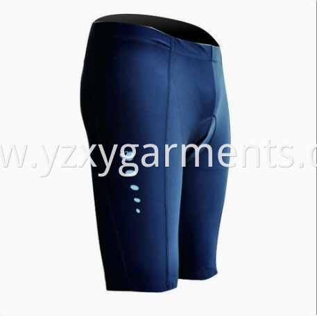 Stylish blue sports shorts suitable for riding